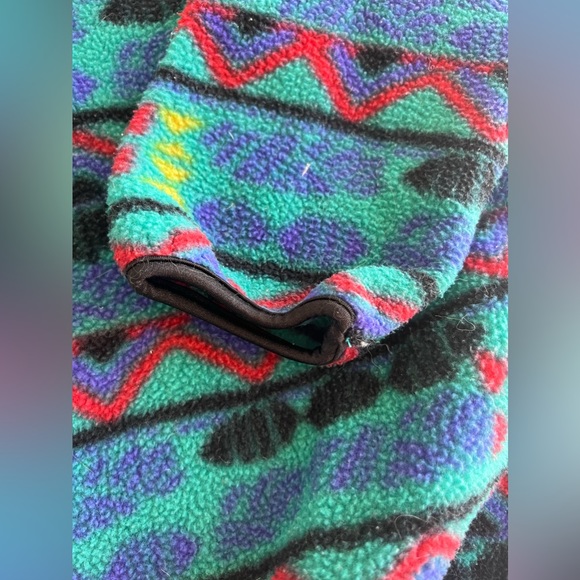 ✨COLUMBIA VIBRANT PATTERNED 1/4 SNAP PULLOVER - Picture 7 of 9